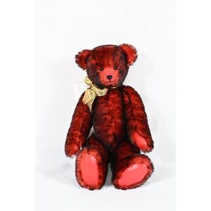 Artist Teddy Bear Mohair Handmade Glass Eyes Leather Paws OOAK Style Myra Boy